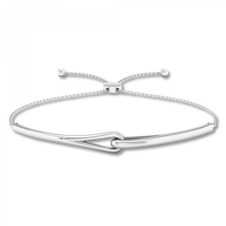 Love + Be Loved Bolo Bracelet Sterling Silver