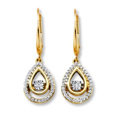 Previously Owned Diamond Earrings 1/5 ct tw 10K Gold