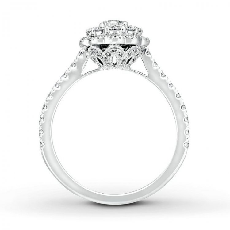 Neil Lane Engagement Ring 1 ct tw Diamonds 14K White Gold