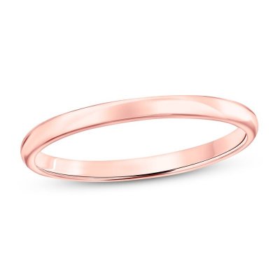 Wedding Band 10K Rose Gold 2mm