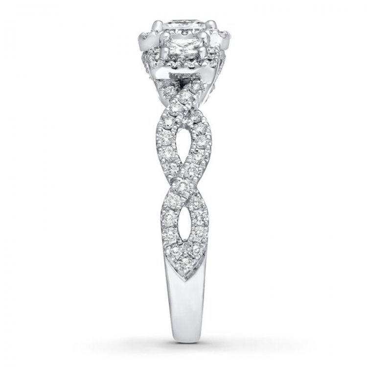 Neil Lane Engagement Ring 1-1/8 ct tw Diamonds 14K White Gold