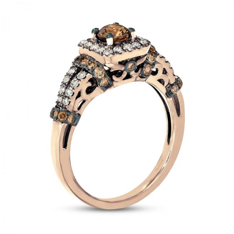 Le Vian Diamond Ring 1 ct tw 14K Strawberry Gold