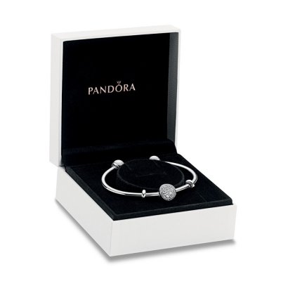 PANDORA Open Bangle Gift Set Wintry Holiday Sterling Silver