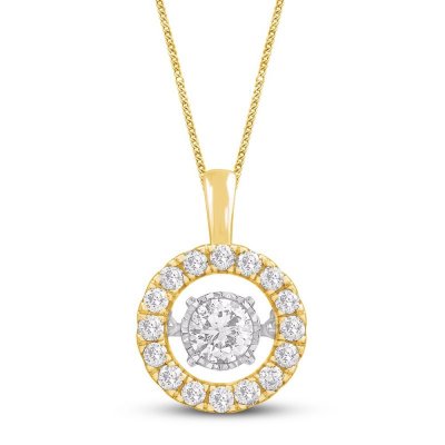 Unstoppable Love Diamond Necklace 1 ct tw 14K Yellow Gold 19