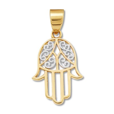 Hamsa Charm 10K Yellow Gold