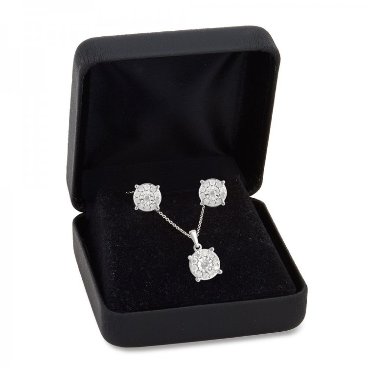 Diamond Boxed Set 1 ct tw 10K White Gold