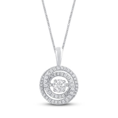 Unstoppable Love Diamond Necklace 1/2 ct tw 10K White Gold 19