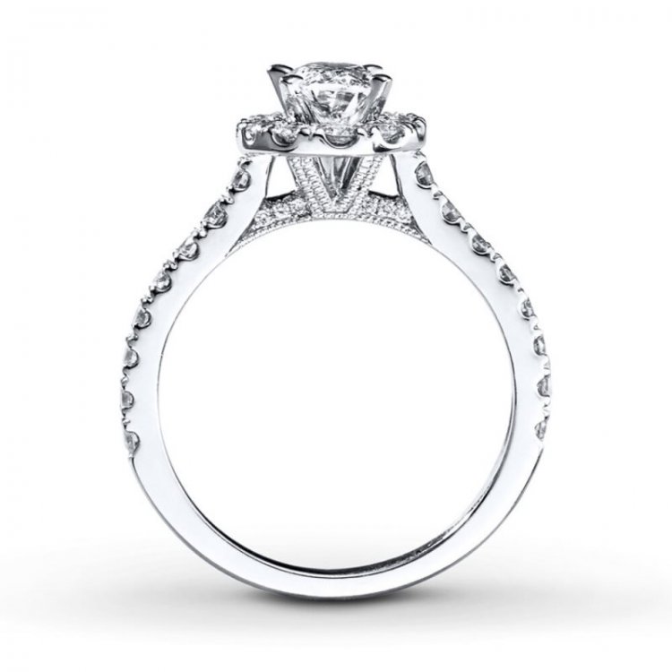 Neil Lane Engagement Ring 1-1/2 ct tw Diamonds 14K White Gold