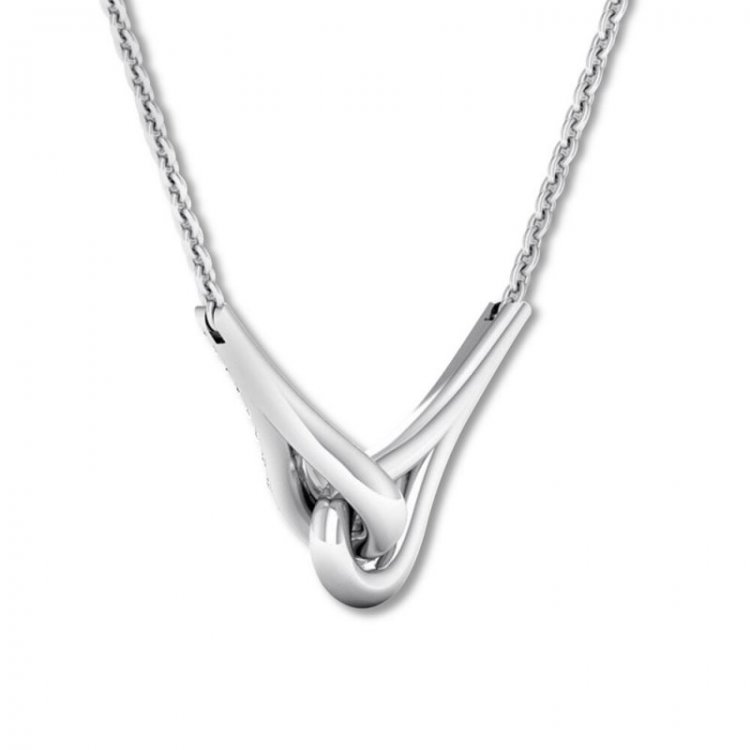 Love + Be Loved Diamond Necklace 1/4 ct tw Sterling Silver