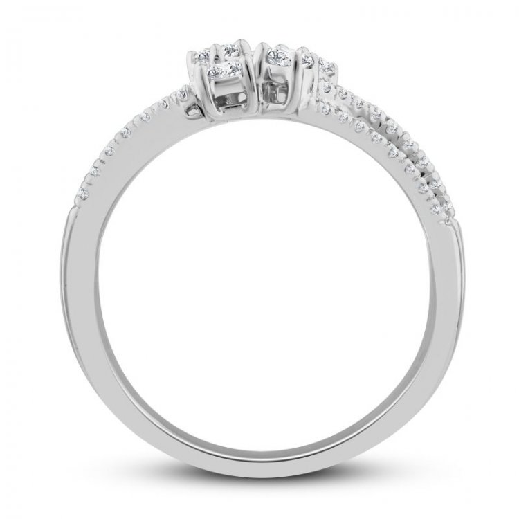 Everything You Are Diamond Ring 1/2 ct tw 10K White Gold