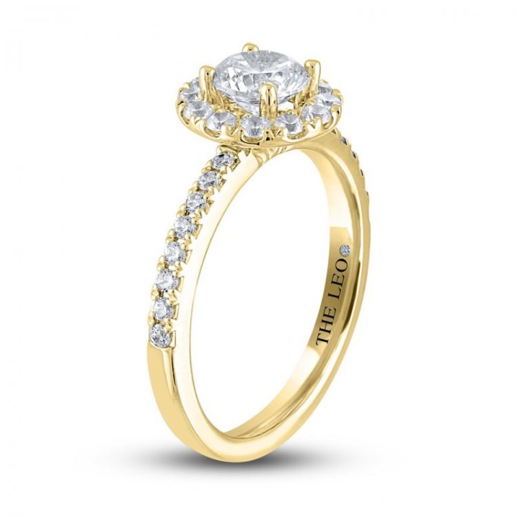 THE LEO Diamond Engagement Ring 1-1/8 ct tw Round-cut 14K Yellow Gold