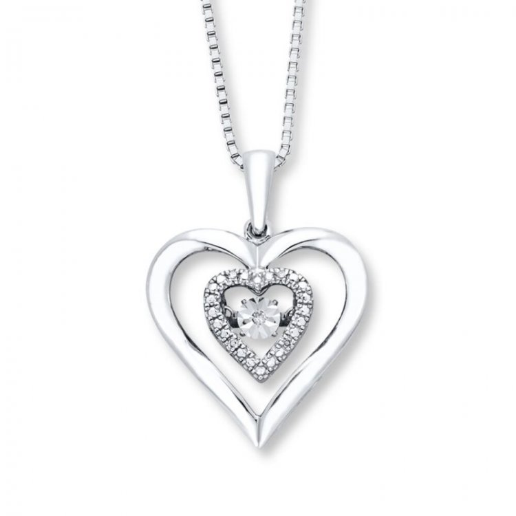 Unstoppable Love Heart Necklace Sterling Silver