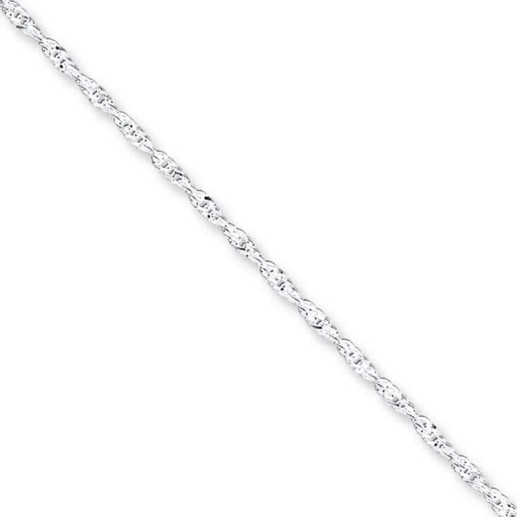 Singapore Anklet Sterling Silver