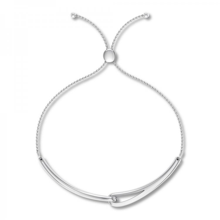 Love + Be Loved Bolo Bracelet Sterling Silver