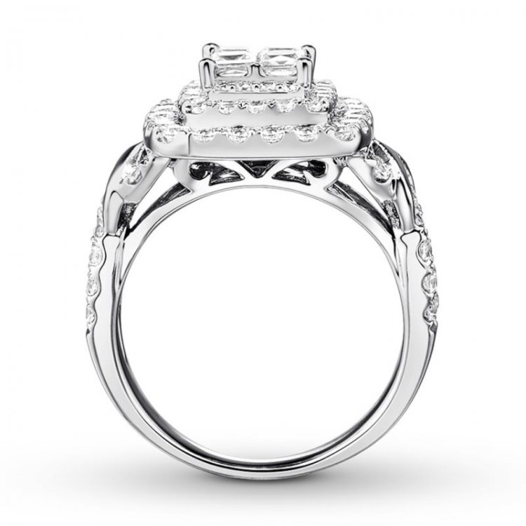 Diamond Engagement Ring 1-3/4 ct tw 14K White Gold