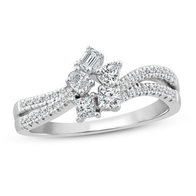 Everything You Are Diamond Ring 1/2 ct tw 10K White Gold