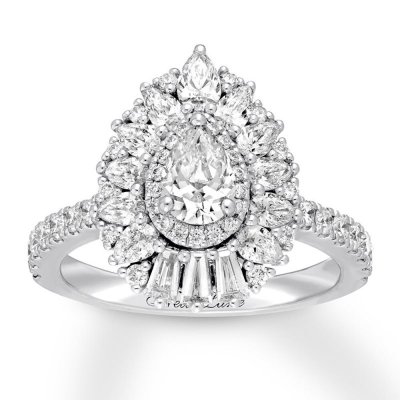 Neil Lane Diamond Engagement Ring 1-7/8 ct tw 14K White Gold