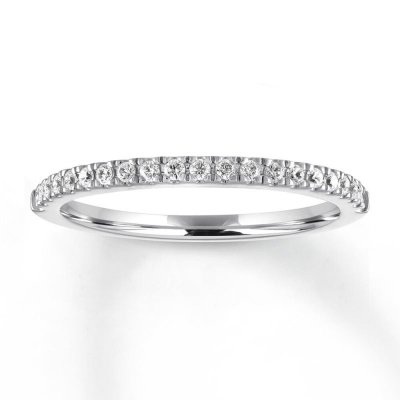 Diamond Wedding Band 1/5 ct tw 14K White Gold