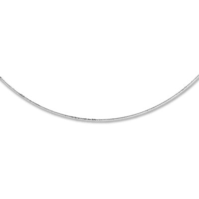 Wire Necklace  Sterling Silver 16" Length