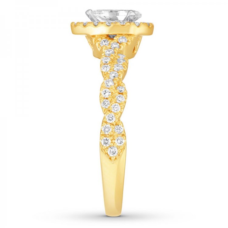 Neil Lane Engagement Ring 3/4 ct tw Diamonds 14K Yellow Gold