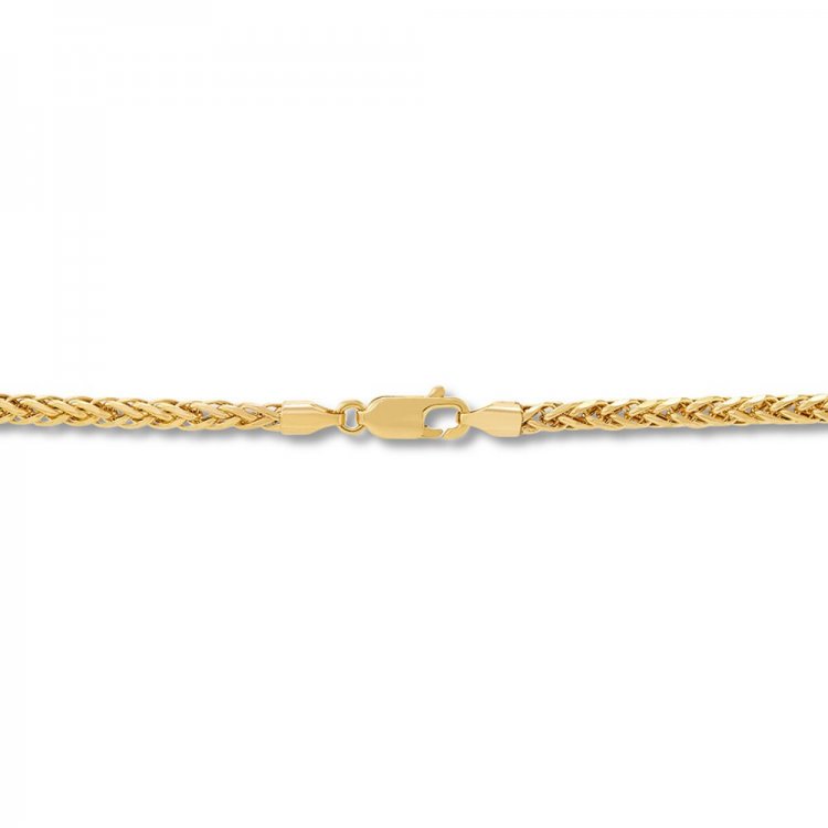 Mens Crucifix Anchor Necklace 10K Yellow Gold 22