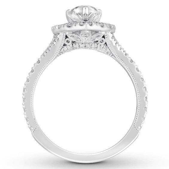 Neil Lane Diamond Engagement Ring 1-7/8 ct tw 14K White Gold