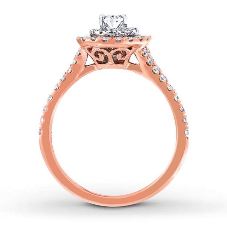 Neil Lane Engagement Ring 1 ct tw Diamonds 14K Rose Gold