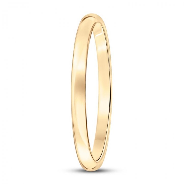 Wedding Band 10K Yellow Gold 2mm