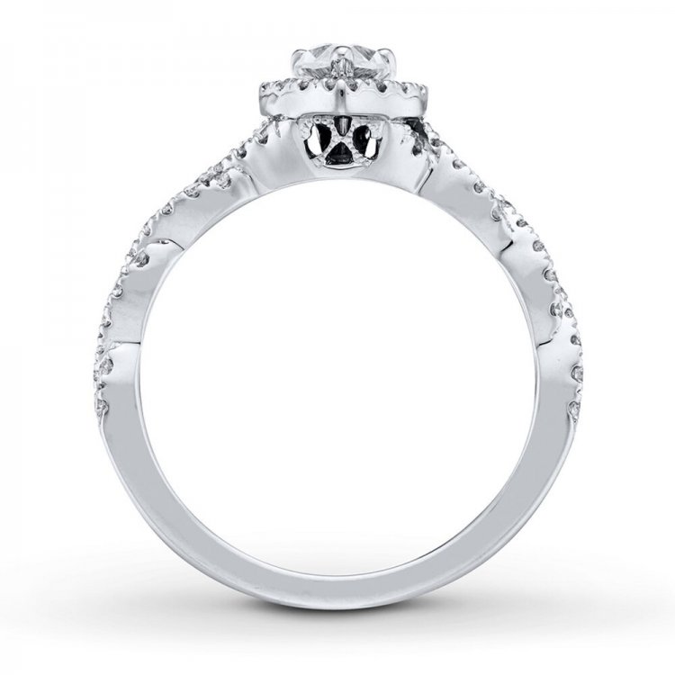 Neil Lane Engagement Ring 3/4 ct tw Diamonds 14K White Gold