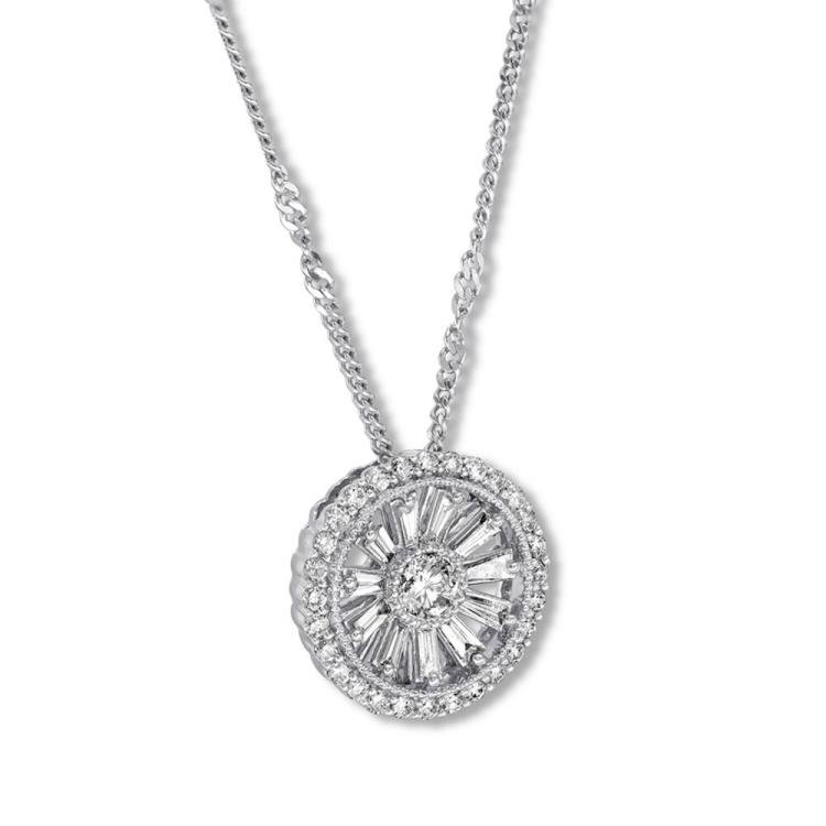 Emmy London Diamond Necklace 1/2 ct tw 10K White Gold