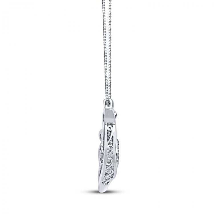 Unstoppable Love 1/20 ct tw Necklace Sterling Silver