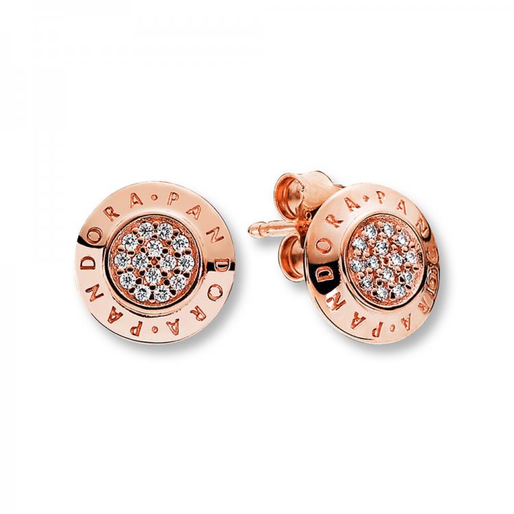 PANDORA Rose Earrings Signature