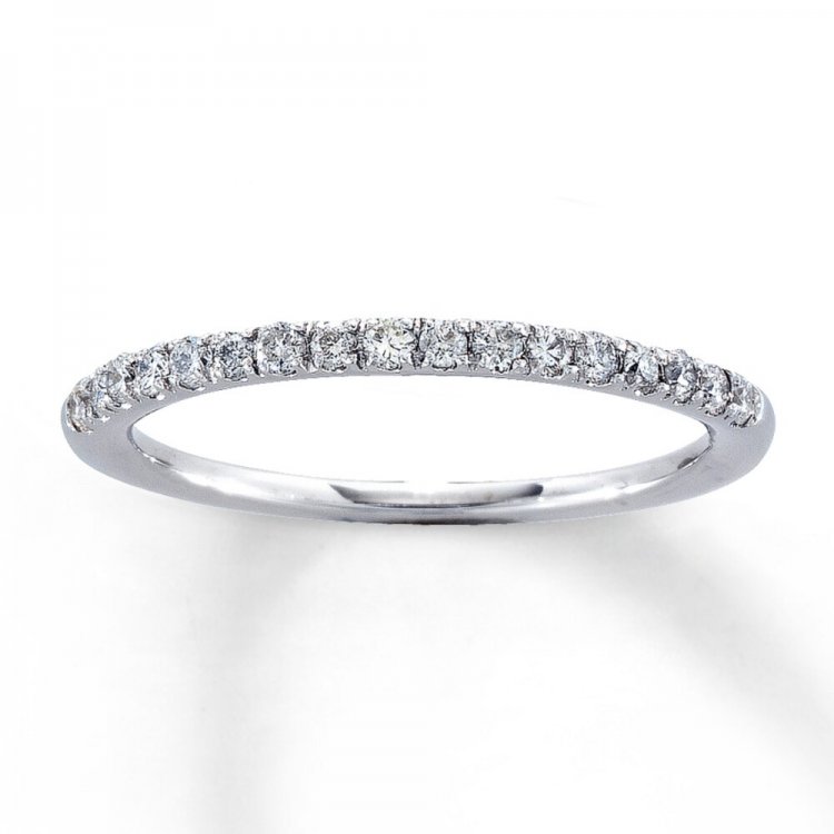 Anniversary Band 1/2 ct tw Diamonds 10K White Gold