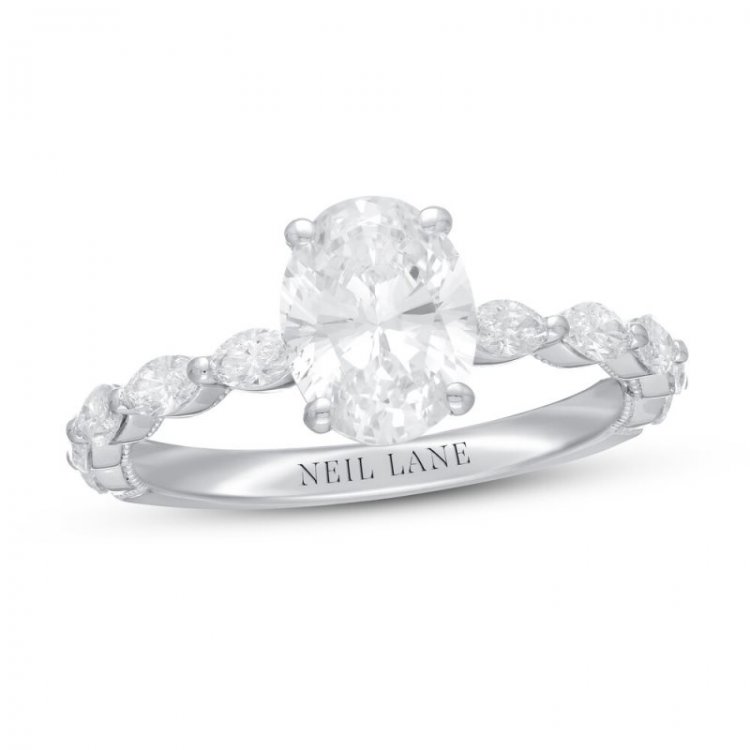 Neil Lane Premiere Diamond Engagement Ring 2 ct tw 14K White Gold