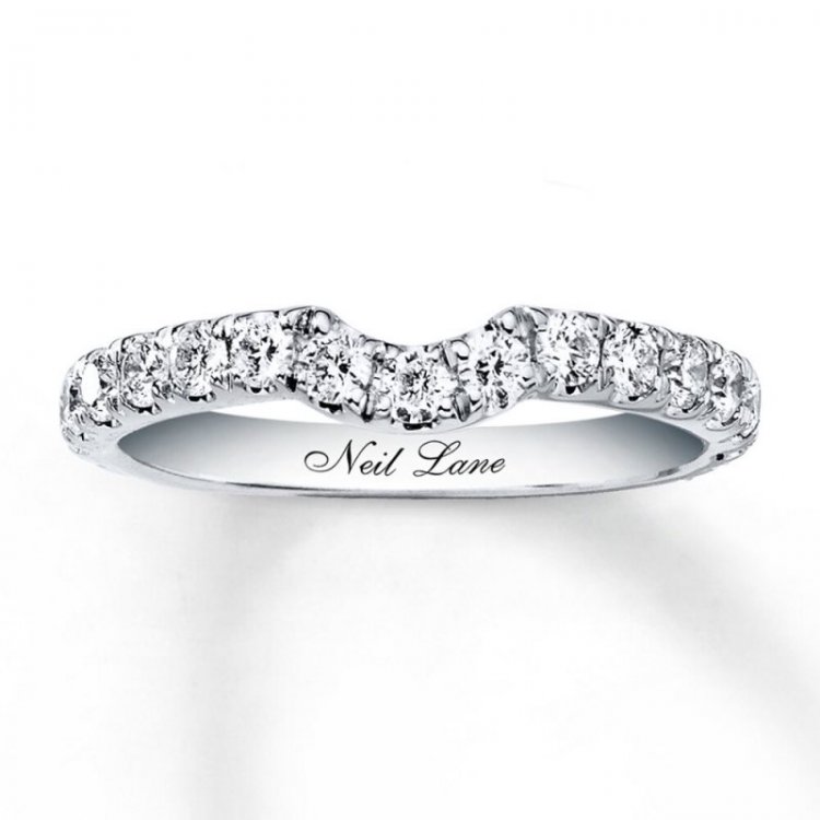 Neil Lane Wedding Band 5/8 ct tw Diamonds 14K White Gold